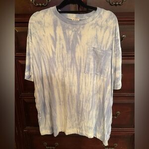 POL PERIWINKLE Tie-Dye T-Shirt size small, but extremely oversized!